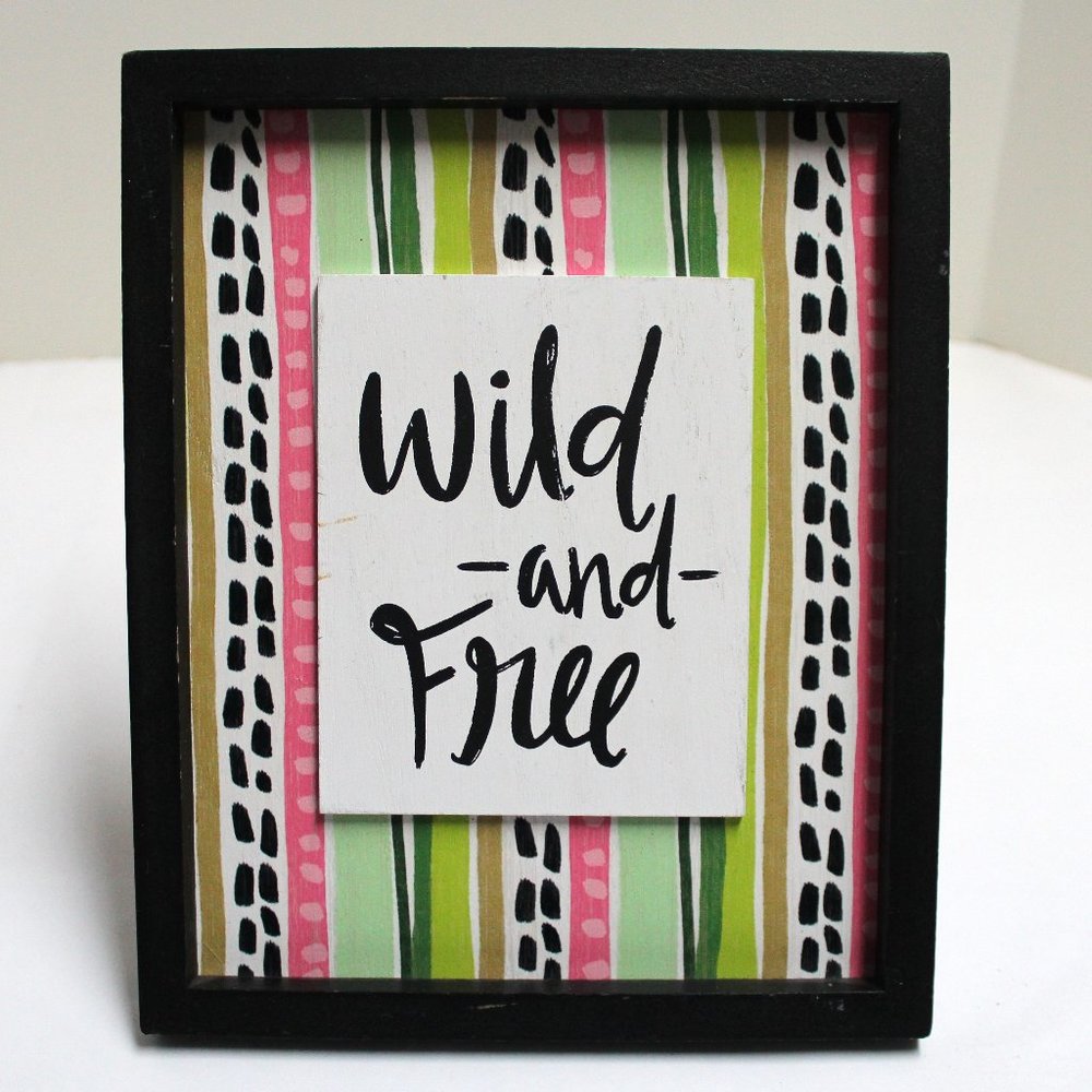 Wild and Free Multi Color Desk Table Top Stand Up Pen & Paint Decor - Repurpose